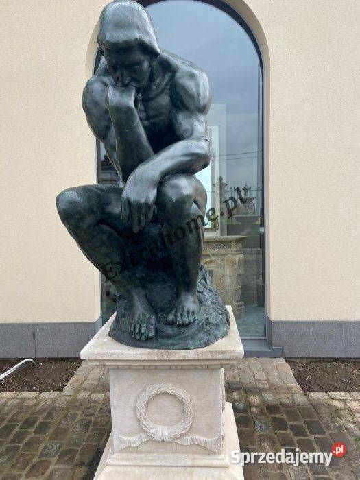 Myśliciel H185 Rzeźba figura z brązu najbardziej Szczecin sprzedam
