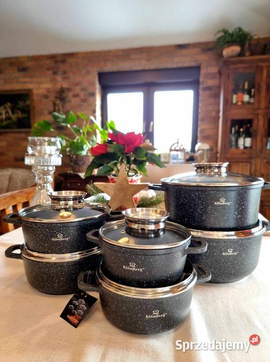 Garnki marmurowe 6 Łódź sprzedam