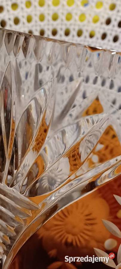 wazon kryształow ołowiowe ręcznie dmuchan cięte Poznań sprzedam
