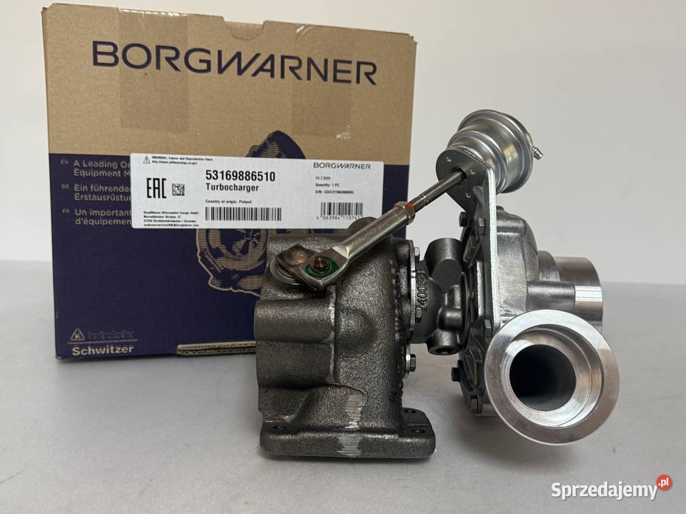 Nowa Turbosprężarka BorgWarner KKK 53169706510 Siedlce