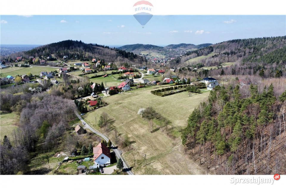 Działka w górach widokowa w sercu Beskidu Małego