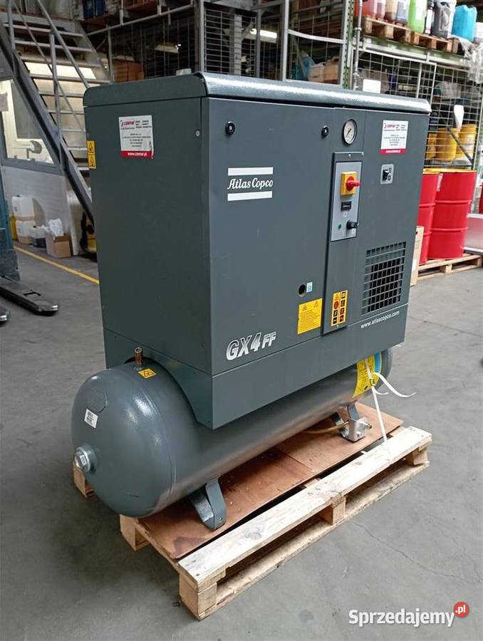 Sprężarka śrubowa kompresor ATLAS COPCO GX4FF Wilków
