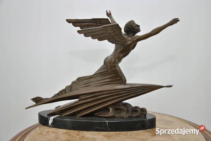 Figura z Brązu Styl Prezent The Aviator Rzeźba Kraków