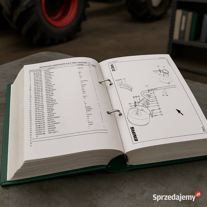 Claas Lexion 405 katalog części J POL Poradniki, albumy i reportaże