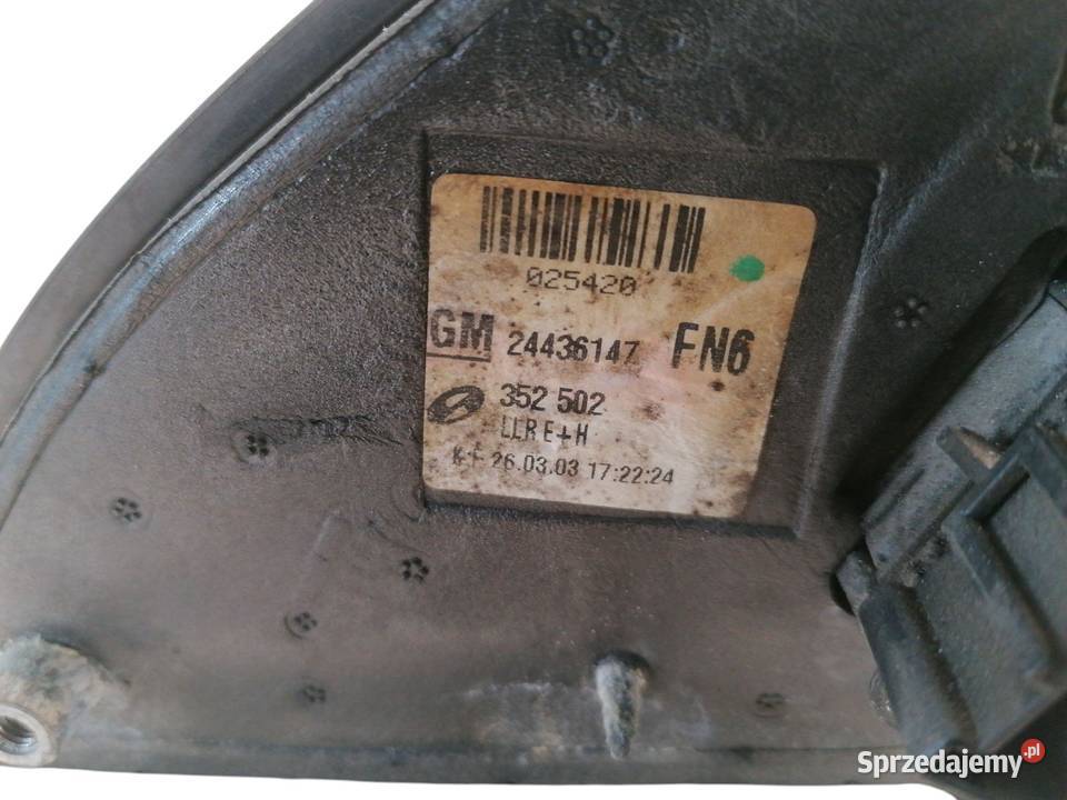 LUSTERKO PRAWE OPEL VECTRA C 0208 24436147