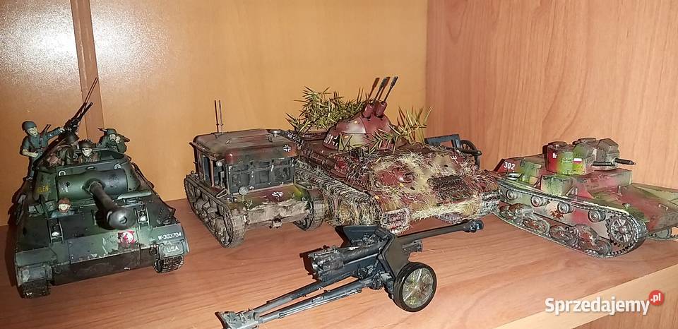 modele czołgów skala 135 sklejone i pomalowane Warszawa