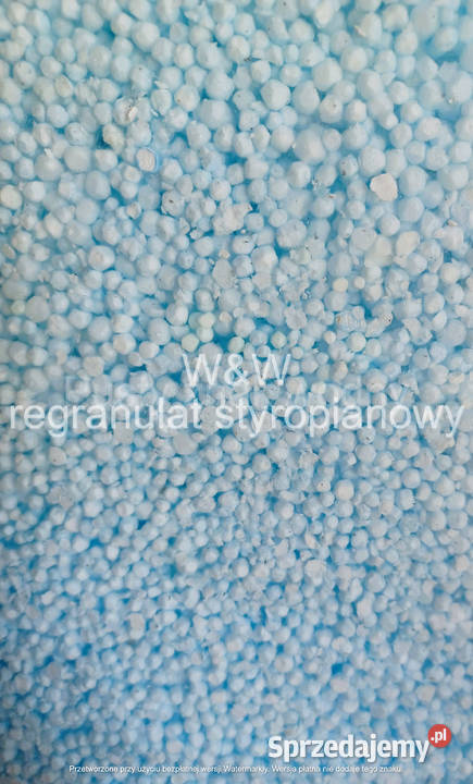 Granulat regranulat styropianowy styrobeton Styropian
