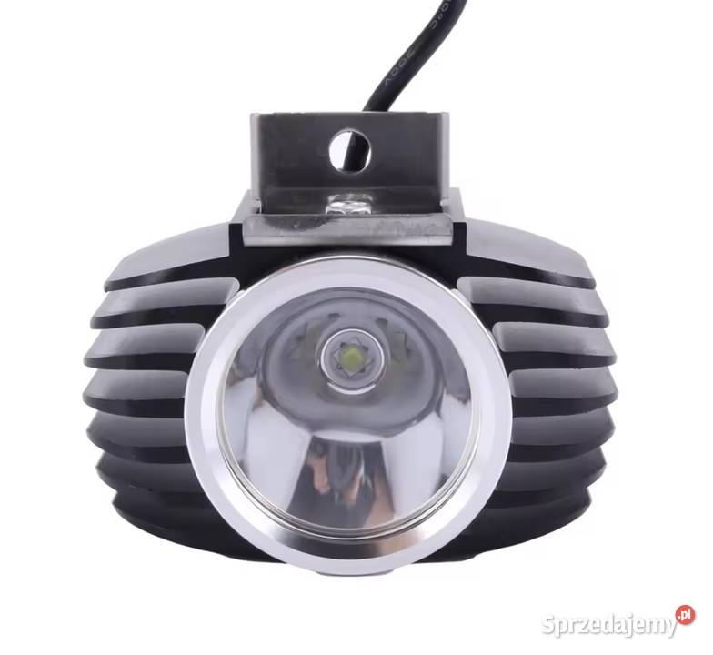 Halogeny motocyklowe LED czarne uniwersalne Bochnia