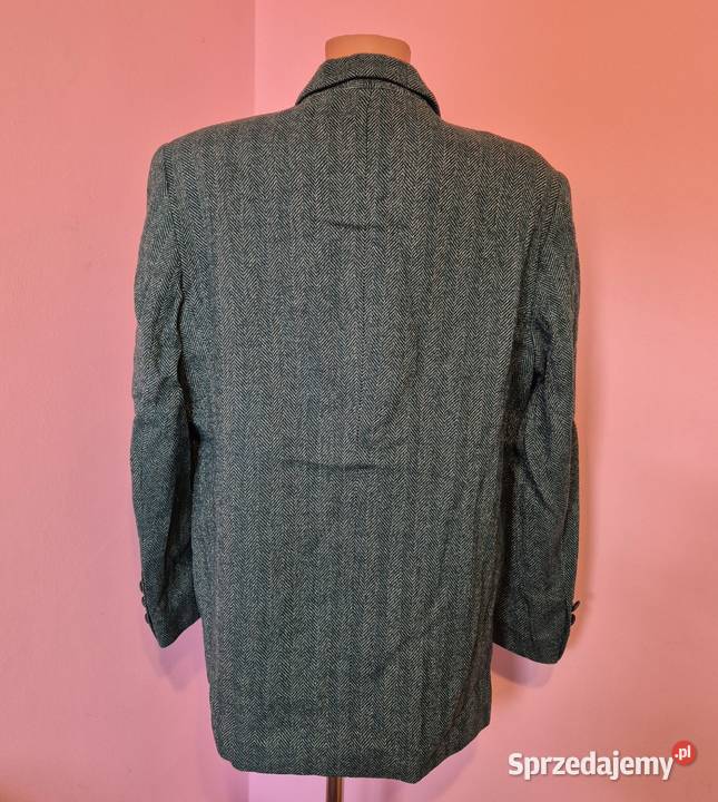 Tweedowa marynarka damska vintage rozmiar 44 Brzesko