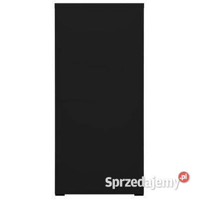 vidaXL Szafka kartotekowa czarna 46x62x133 Warszawa