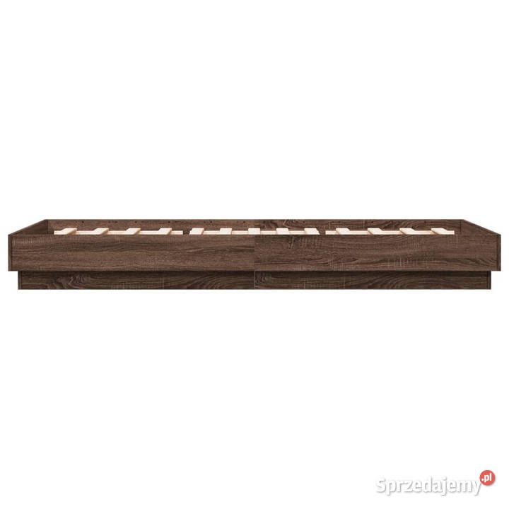 Łóżko bez materaca brązowy dąb 90x200 WM839608 23cm Warszawa