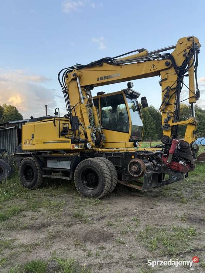 Koparka Liebherr Dwudrogowa z wagonikiem