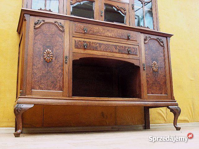 Wspaniała antyczna jadalnia ludwikowska renowacj