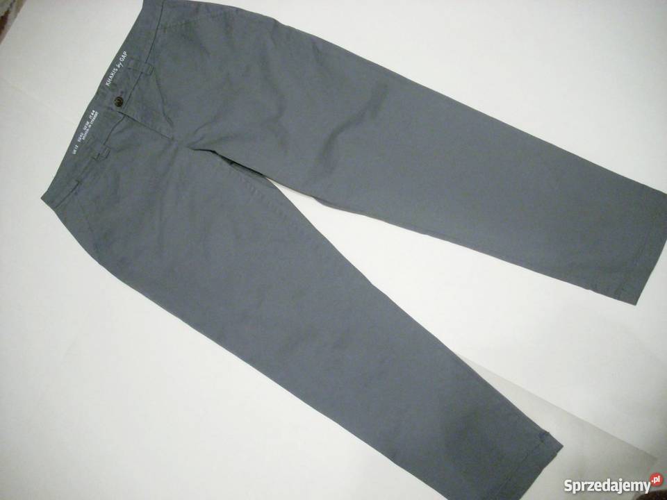 KHAKIS by GAP Szare Spodnie J Nowe 42 Gap Spodnie Nowy Sącz