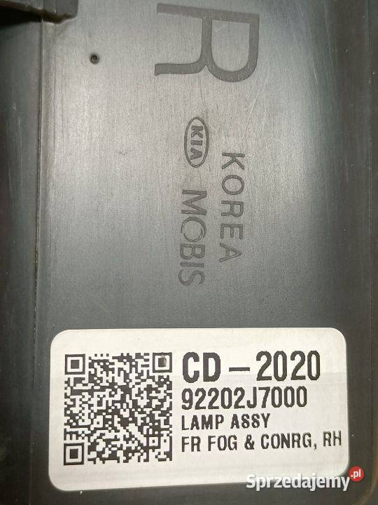 KIA CEED III 18 HALOGEN PRAWY PRZÓD 92202J7000 wielkopolskie Pleszew