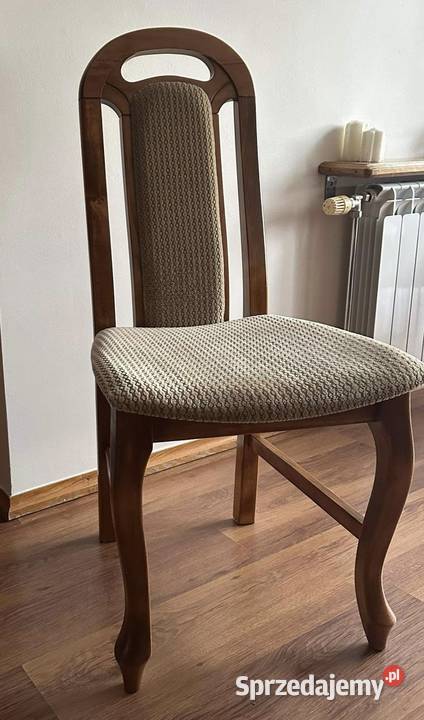 6 krzeseł drewnianych Borek Wielkopolski sprzedam