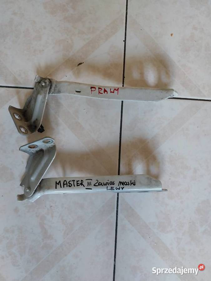 Renault Master III Movano zawias zawiasy maski Bobowo