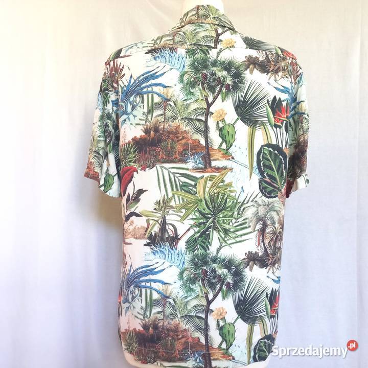 Koszula męska Krótki Rękaw r M wiskoza NOWA podlaskie Białystok sprzedam