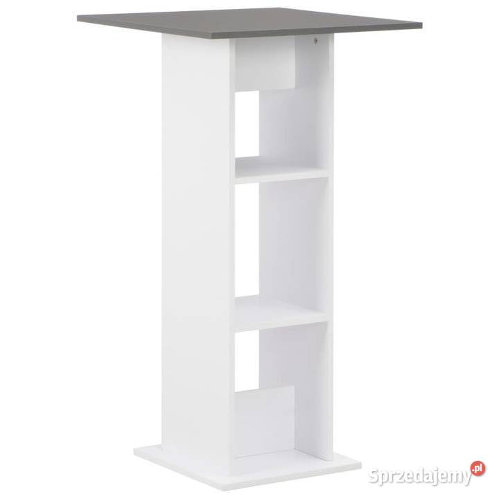vidaXL Stolik barowy biel i antracytowa mazowieckie