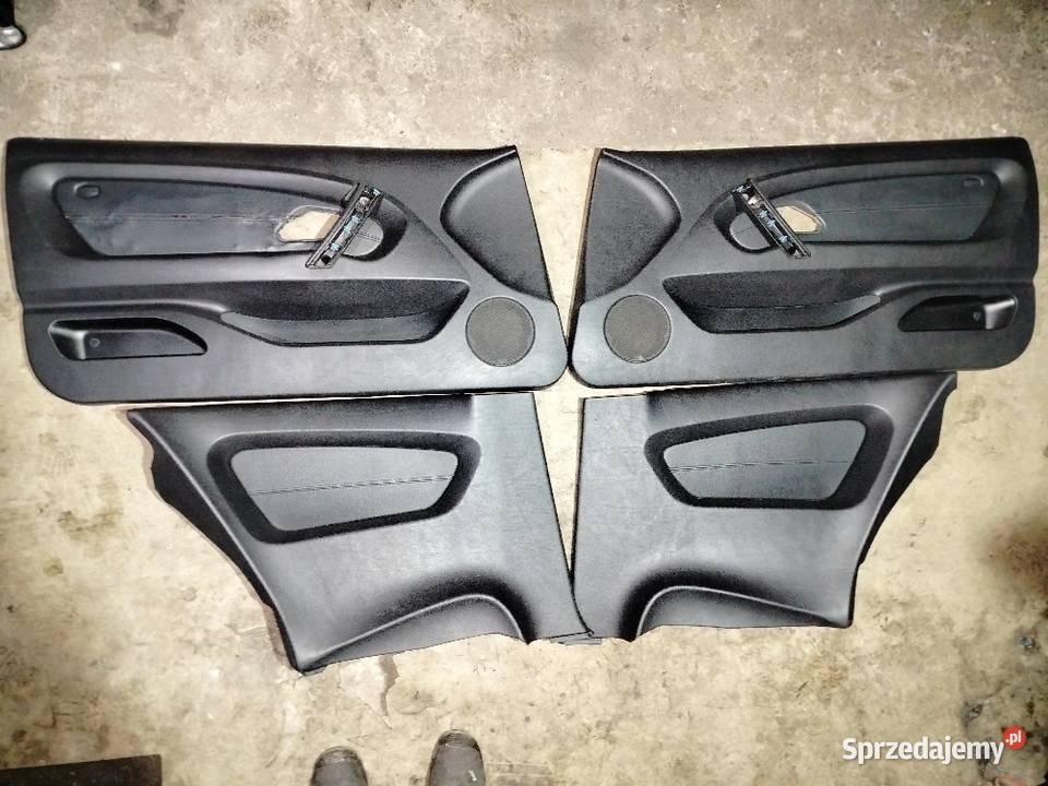 Bmw e46 Compakt boczki skóra czarne Europa Aleksandrów Łódzki