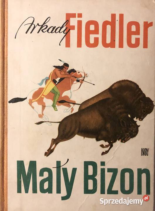 Książka Mały bizon Arkady Fiedler 1968 Poznań