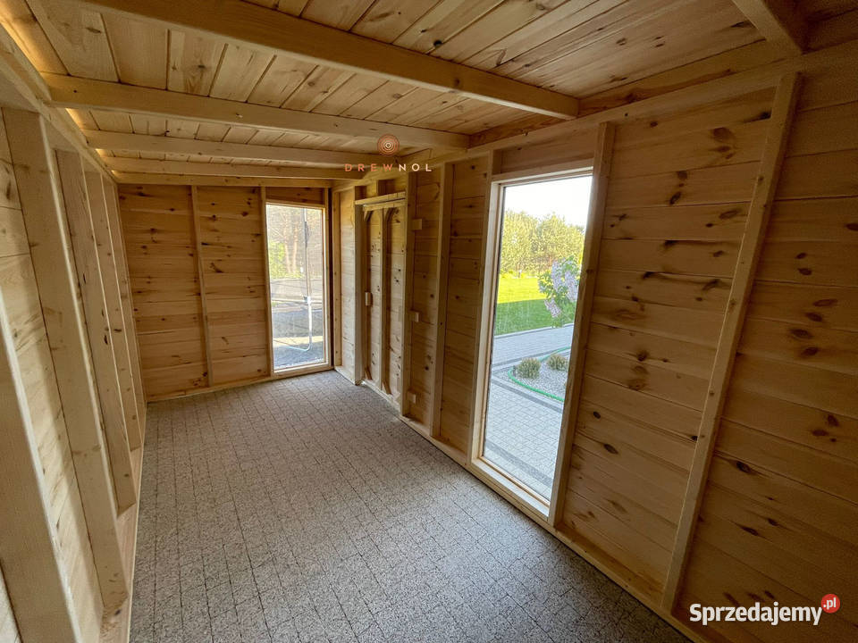 Domek narzędziowy nowoczesny domek plaski dach Częstochowa