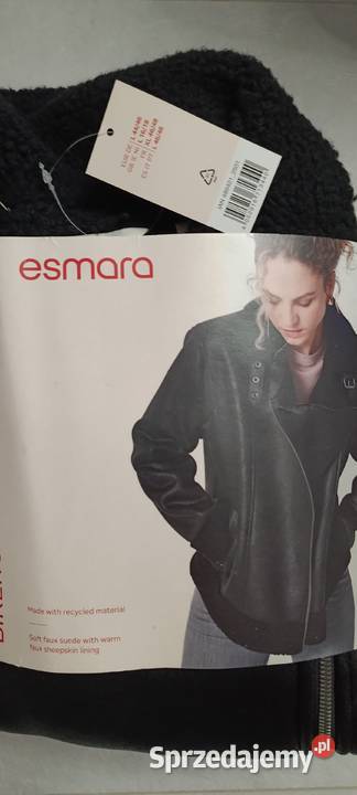 ESMARA Kurtka damska biker kolor czarny rozmiar Ełk sprzedam