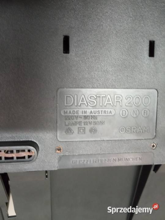 Diastar 200 Osram Rzutnik Do slajdów z Ekranem Osieczna
