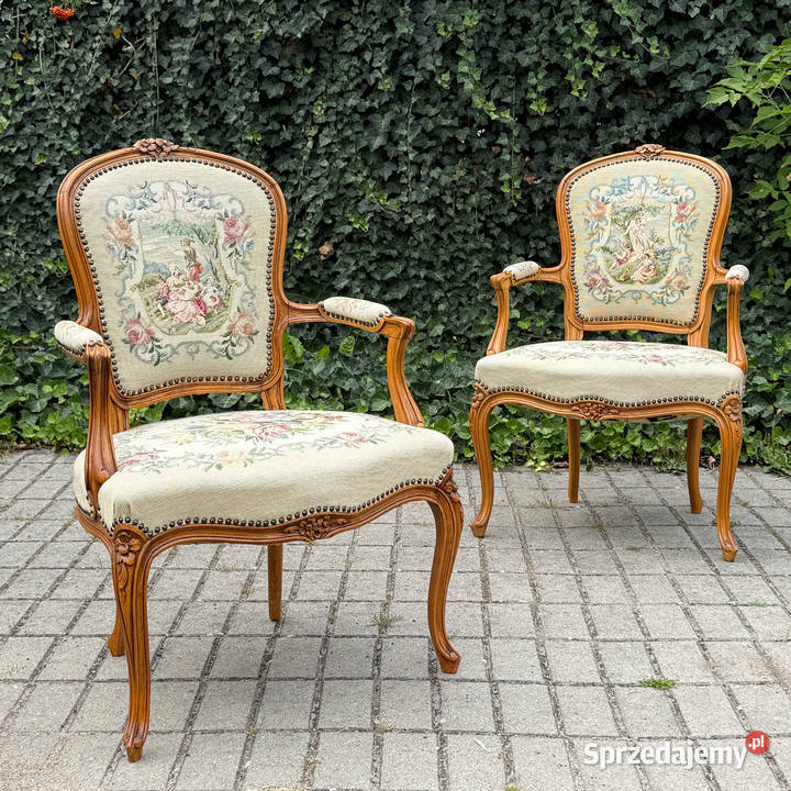 ARTexpert Para pałacowych foteli fotel fotele Dobrzany