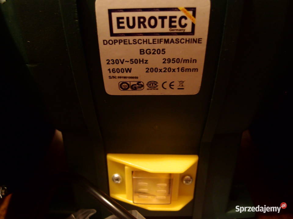 Solidna niemiecka szlifierka stołowa EuroTec Łódź