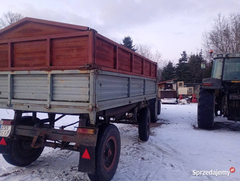 Przyczepa wywrotka rolnicza D 47 nieuszkodzony łódzkie Sieradz sprzedam