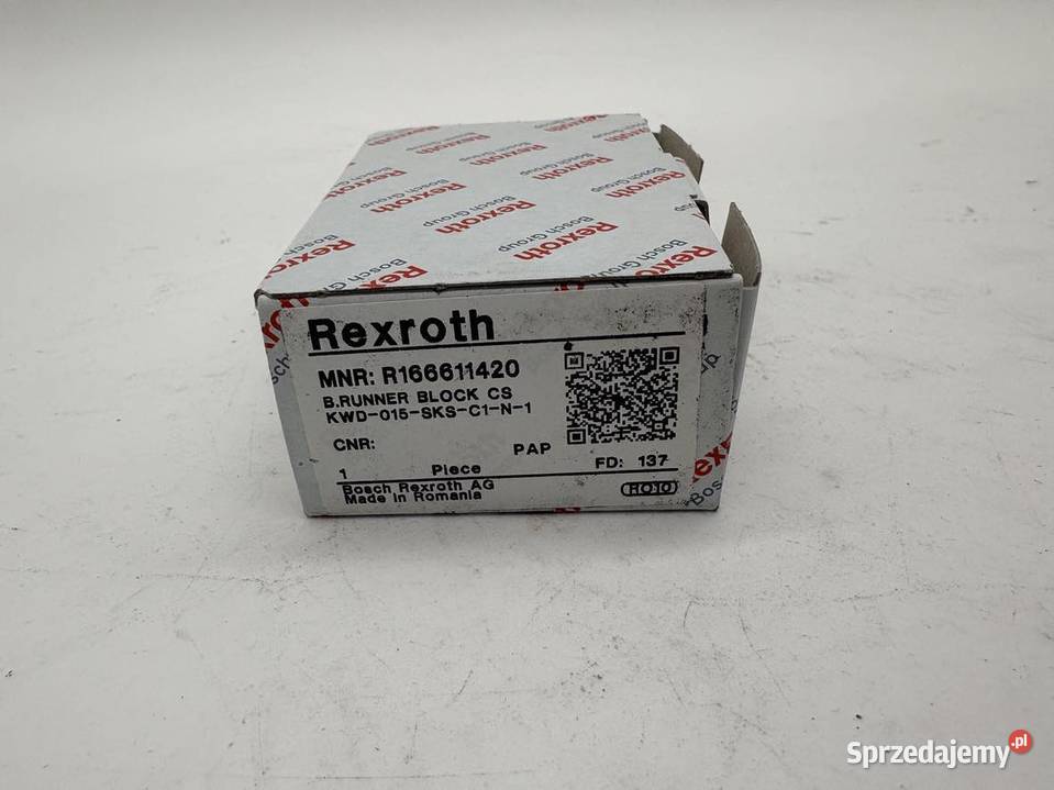 Rexroth R166611420 Wózek liniowy Pozostałe Warszawa