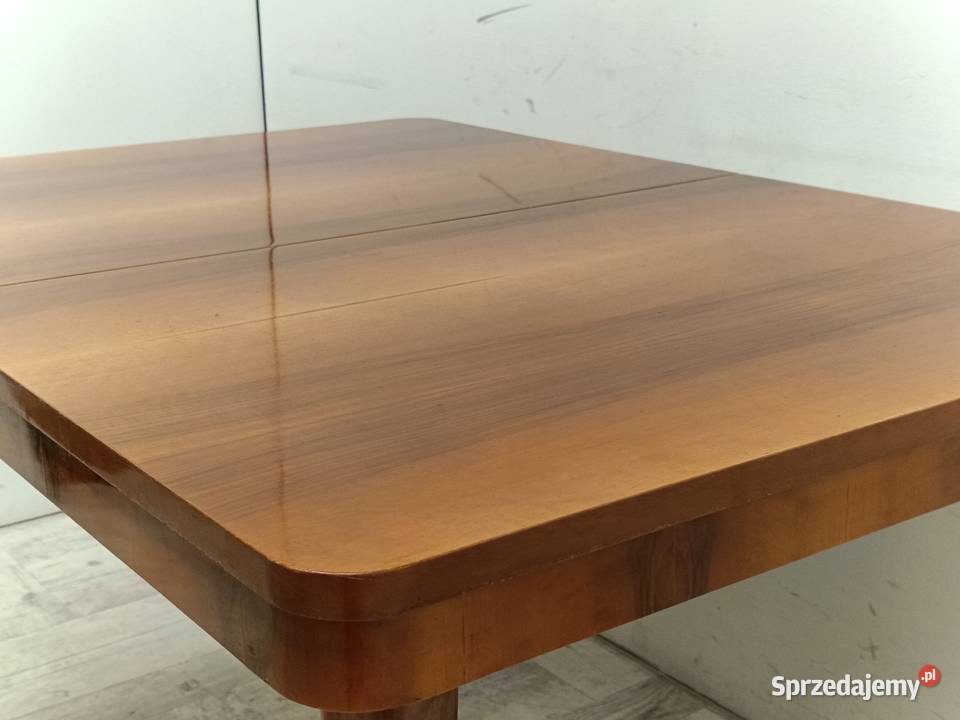 stół Halabala orzech design lata 6070 vintage Radomsko