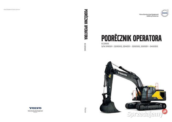 VOLVO EC250E EC250E L EC250E NL koparka Kraków sprzedam