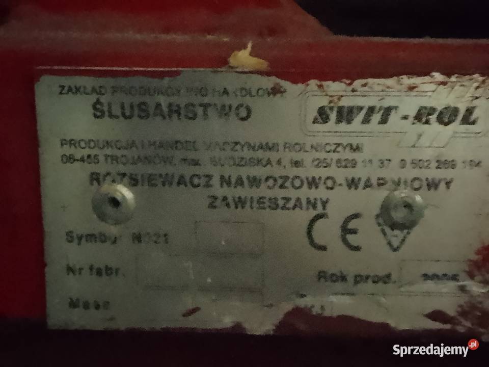 Rozsiewacz nawozów KŁOS Rozsiewacze nawozów Budziska