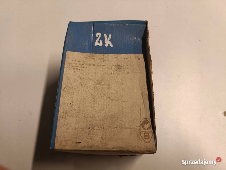 Nissan 280ZX 280 ZX PRZEDNIE KLOCKI HAMULCOWE Klocki hamulcowe Rudka