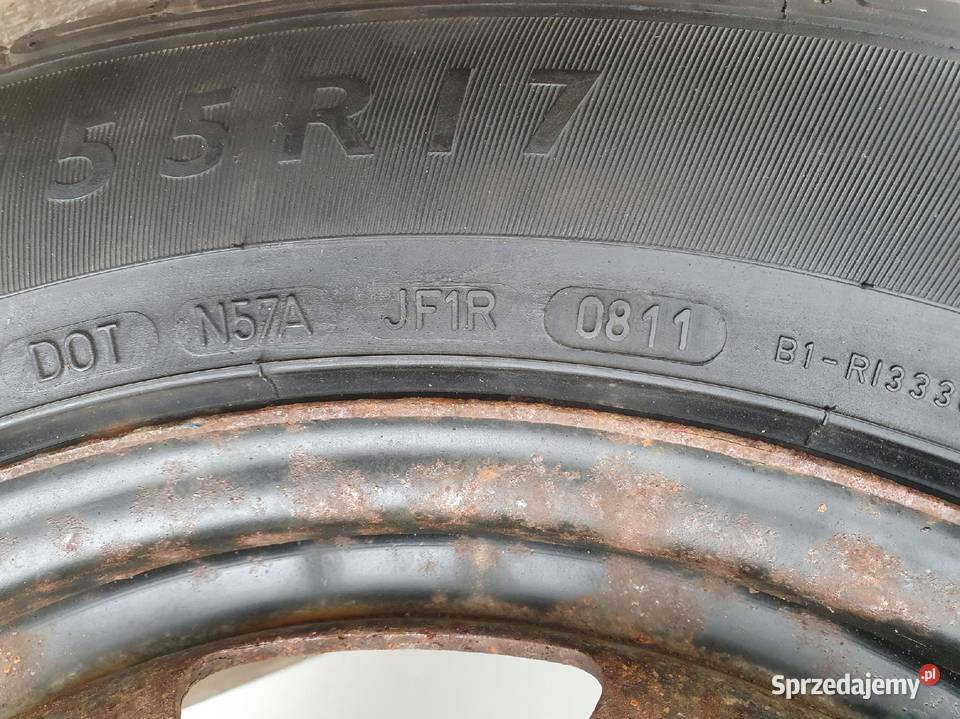 VW Transporter T5 KOŁO ZAPASOWE Zapas 23555 R17 lubelskie Rudka