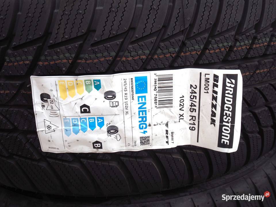 Bridgestone BLIZZAK 24545 R19 XL opony zimowe 45 Stęszew