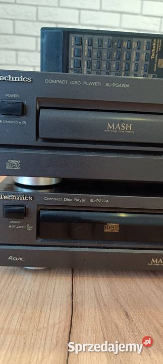Technics Cd 2x odtwarzacz piloty okazja Odtwarzacze CD i MD Rypin sprzedam