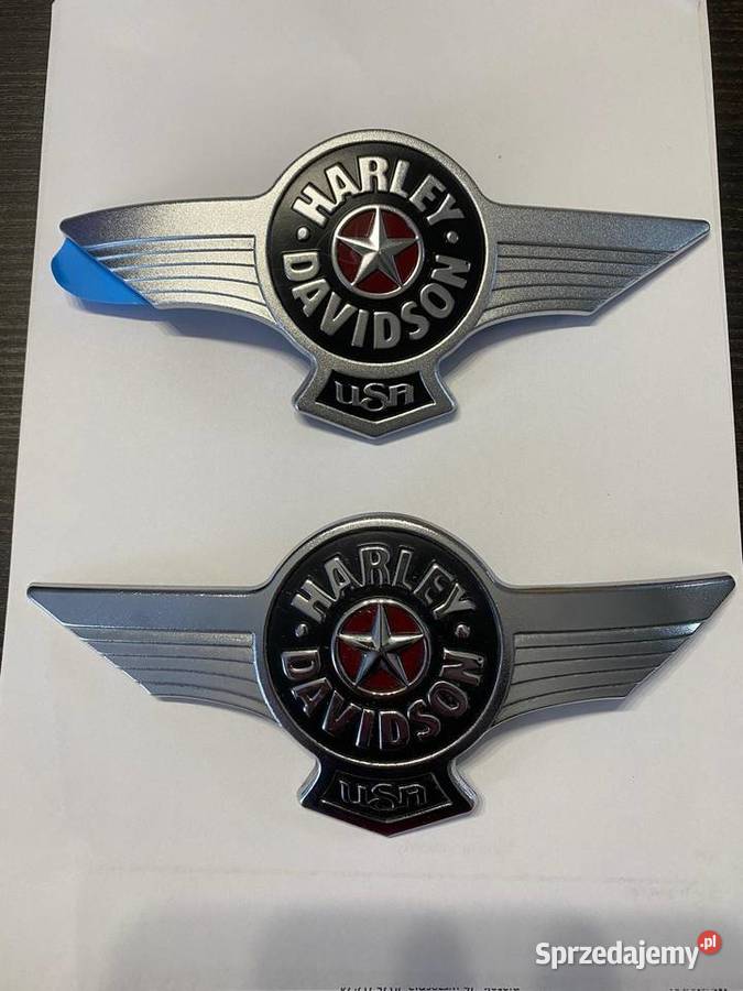 Emblematy na zbiornik paliwa Harley Davidson Fat Kraków