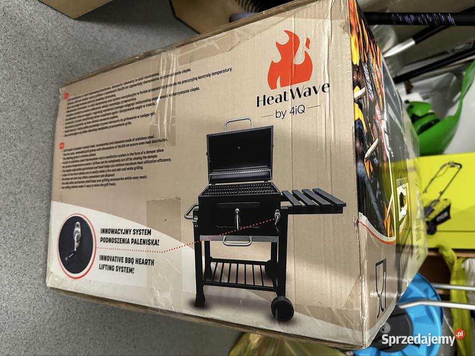 grill węglowy z żeliwnym rusztem termometr Warszawa