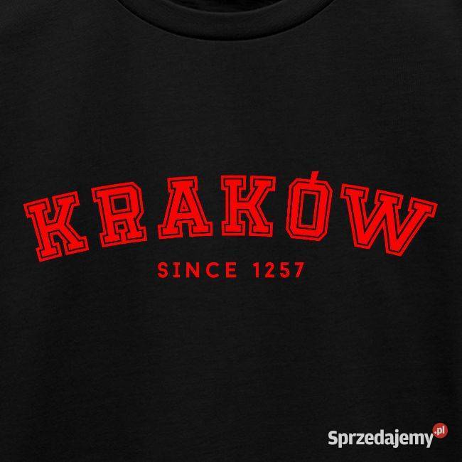 Ekologiczna koszulka młodzieżowa Premium KRAKÓW Bluzki i koszule małopolskie Kraków