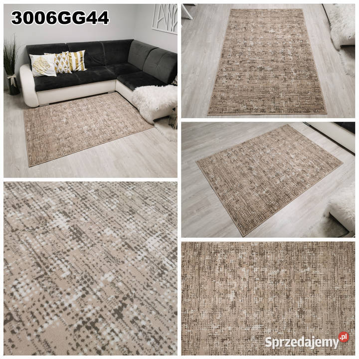 DYWAN 140X200 IDEA PLAMKA BEŻOWA GĘSTY WŁOS 1.4m sprzedam