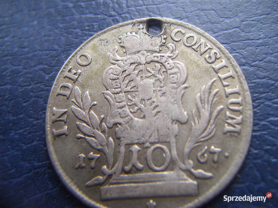 Stare monety 10 krajcarów 1767 Bawaria Niemcy Lesko sprzedam