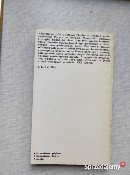Szkoła uczuć Gustave Flaubert Pozostałe świętokrzyskie Kielce