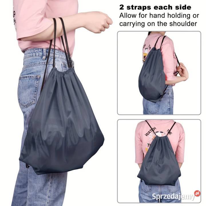 Plecak worek drawstring praktyczny i stylowy Sokółka