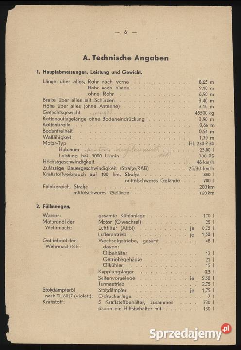 Pz Kpfw Panther Ausfhrung A D und Abarten pomorskie Lębork sprzedam