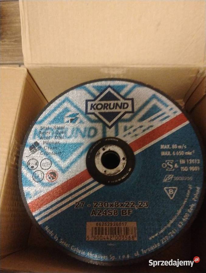 Tarcze do metalu korund 230x8 Milejów sprzedam