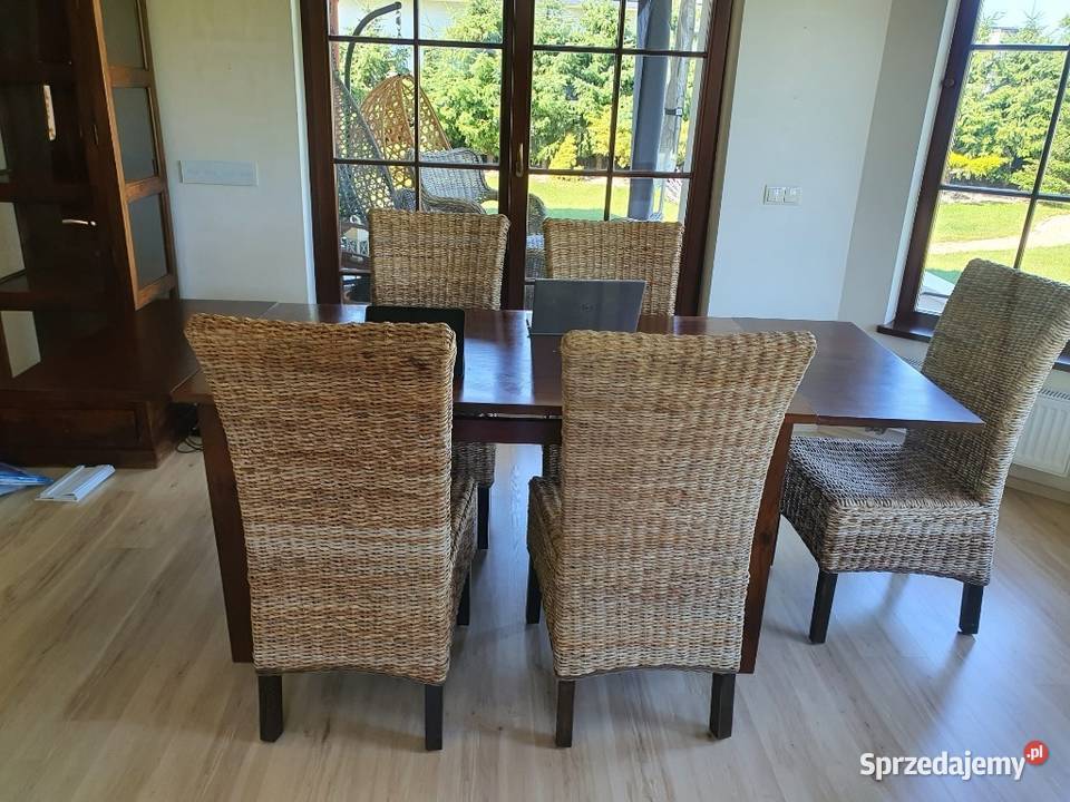 stół drewniany ekskluzywne indyjskie drewno dolnośląskie Jawor