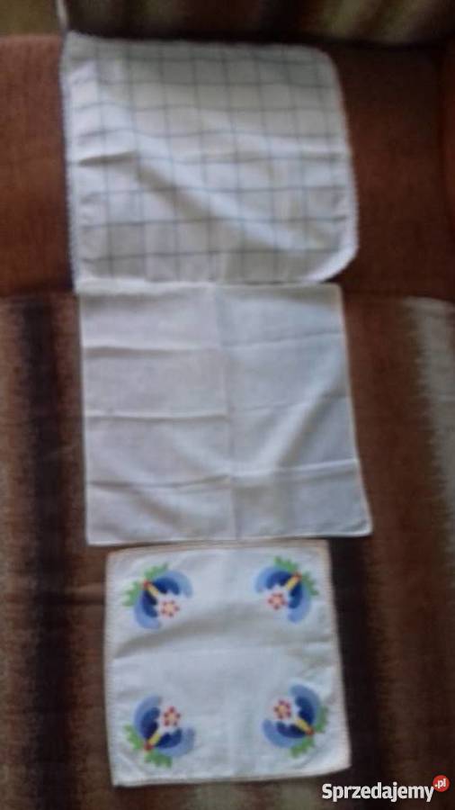 Serwetki 3 sztuki Iława sprzedam